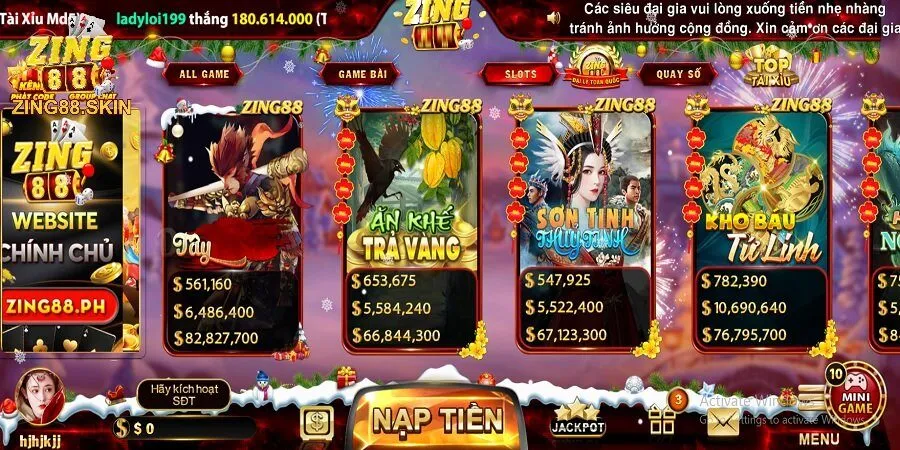 Game slot vô cùng hấp dẫn, thú vị với những giải thưởng cực giá trị 